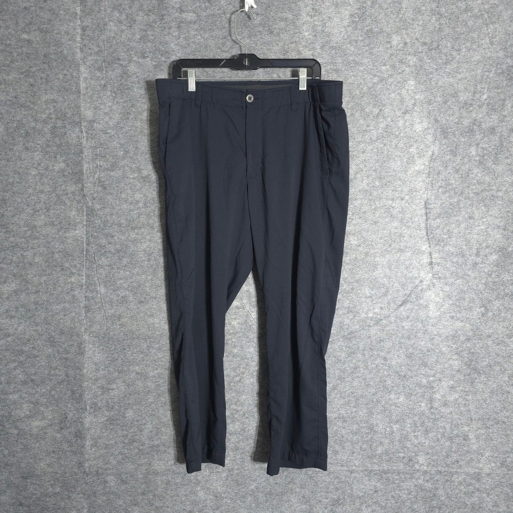 Under Armour Showdown Pant Mens 38x30 Navy Blue Golf Performance Tapered Stretch